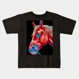 Horse Close Up Kids T-Shirt